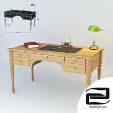 Cadore Table & bankers lamp
