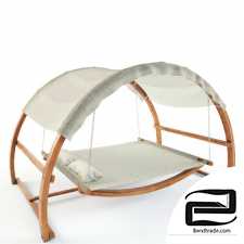 Covered Canopy Swing Bed