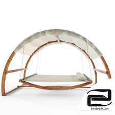 Covered Canopy Swing Bed