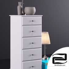 IKEA TYSSEDAL Chest 5 drawers