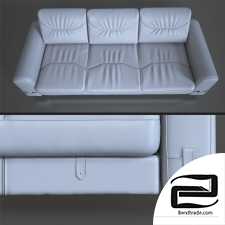 Leather sofa-Sofa