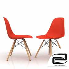 Vitra Eames Plastic Side Chair DSW