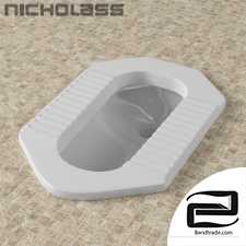 Squat toilet 3D Model id 17225