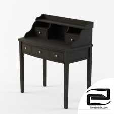 Safavieh Edgewood Bureau Desk with Hutch - Black