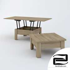 Coffee table-transformer Cleo. Zegen