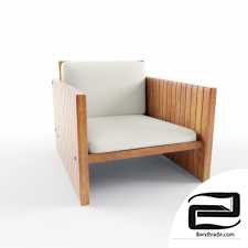 Wood Balcony Chair