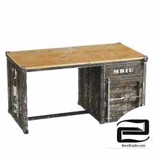 Metal,Container Desk