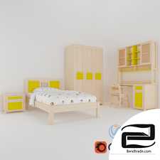 children's furniture 3D Model id 17794
