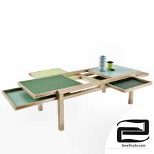 The Hexa coffee table Sculptures Jeux s.r.l.