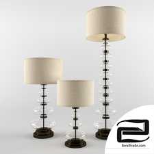 ESTELLE STACKED GLASS TABLE LAMP