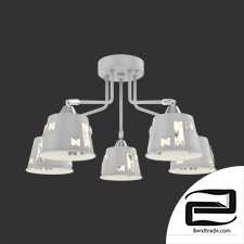 Ceiling chandelier with swivel horns Eurosvet 70105/5 Benna