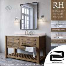 MERCANTILE EXTRA-WIDE SINGLE VANITY SINK