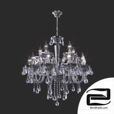 Large crystal chandelier Eurosvet 309/15 Lecce