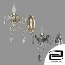 Classic crystal sconce Eurosvet 10103/1 Teodore