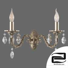 Classic sconce with crystal Eurosvet 10102/2 Favola