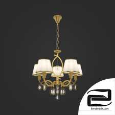 Classic chandelier with lampshades Eurosvet 60091/5 Salita