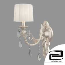 Sconce with lampshade Eurosvet 10098/1 Argenta