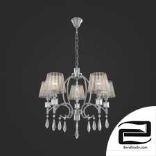 Classic chandelier with lampshades Eurosvet 60092/5 Capri