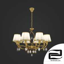 Classic chandelier with lampshades Eurosvet 60091/8 Salita