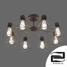 Ceiling chandelier in loft style Eurosvet 70107/8 Trappola