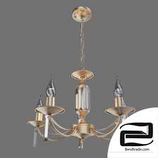 Hanging chandelier with crystal Eurosvet 60087/5 Volare