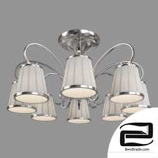 Ceiling chandelier with lampshades Eurosvet 60088/8 Tessa