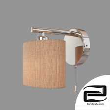 Sconce with beige lampshade Eurosvet 60083/1 Elipse