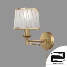Sconce with lampshade Eurosvet 60081/1 bronze Amalfi