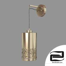  Sconce with metal ceiling Eurosvet 50071/1B Tracery