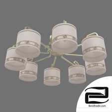 Classic chandelier with lampshades Eurosvet 60086/8 Frangia