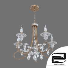  Hanging chandelier with crystal Eurosvet 60057/5 Alexandria