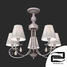 Classic chandelier with lampshades Eurosvet 60069/5 Incanto