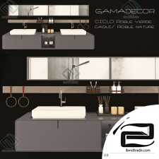 Gamadecor CICLO Roblr verde caqui furniture bathroom