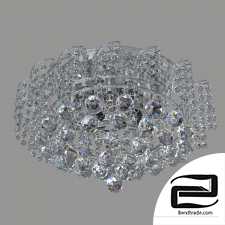 Ceiling chandelier with crystal Eurosvet 16017/9 chrome Charm