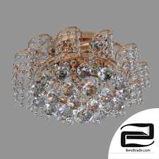 Ceiling chandelier with crystal Eurosvet 16017/6 gold Charm
