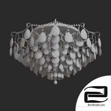 Ceiling chandelier with crystal Eurosvet 10081/12 chrome Crystal