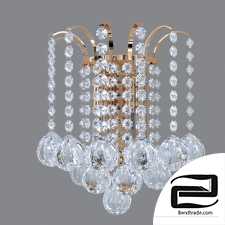 Sconce with crystal Eurosvet 3299/2 gold Ostiniya