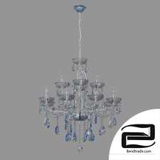 Chandelier with tinted crystal Eurosvet 3015/12 Darfina