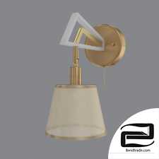 Sconce with lampshade Eurosvet 60082/1 gold bronze Alicante