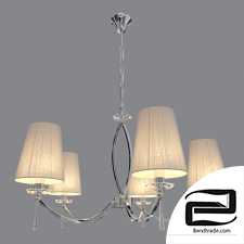 Hanging chandelier with crystal Eurosvet 60079/5 Valery
