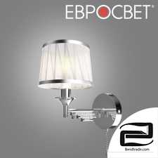 Sconce with lampshade Eurosvet 60081/1 Amalfi