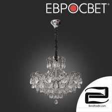 Hanging chandelier with crystal Eurosvet 10080/6 Crystal