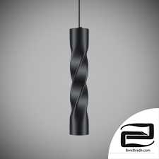 Eurosvet 50136/1 LED pendant light black Scroll