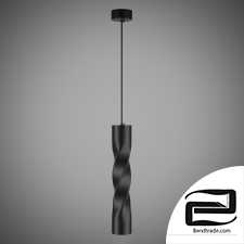 Eurosvet 50136/1 LED pendant light black Scroll