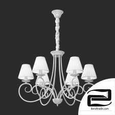 Classic chandelier with lampshades Bogate's 280/6 Severina