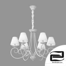 Classic chandelier with lampshades Bogate's 280/6 Severina