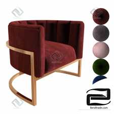 Corduroy chair in five colors