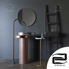 The decor of the bathroom washbasin FALPER ECCENTRICO