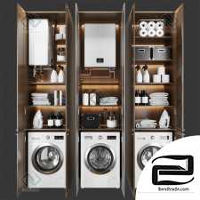 Bathroom Decor Laundry Set 129