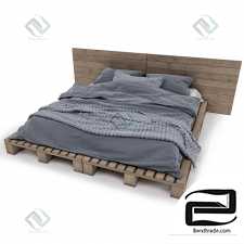 Bed Bed Scandinavian